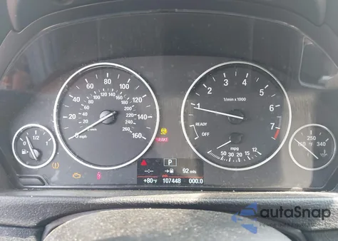 2013 BMW 328I xDrive z USA, uszkodzony, nr VIN WBA3B5G53DNS04643